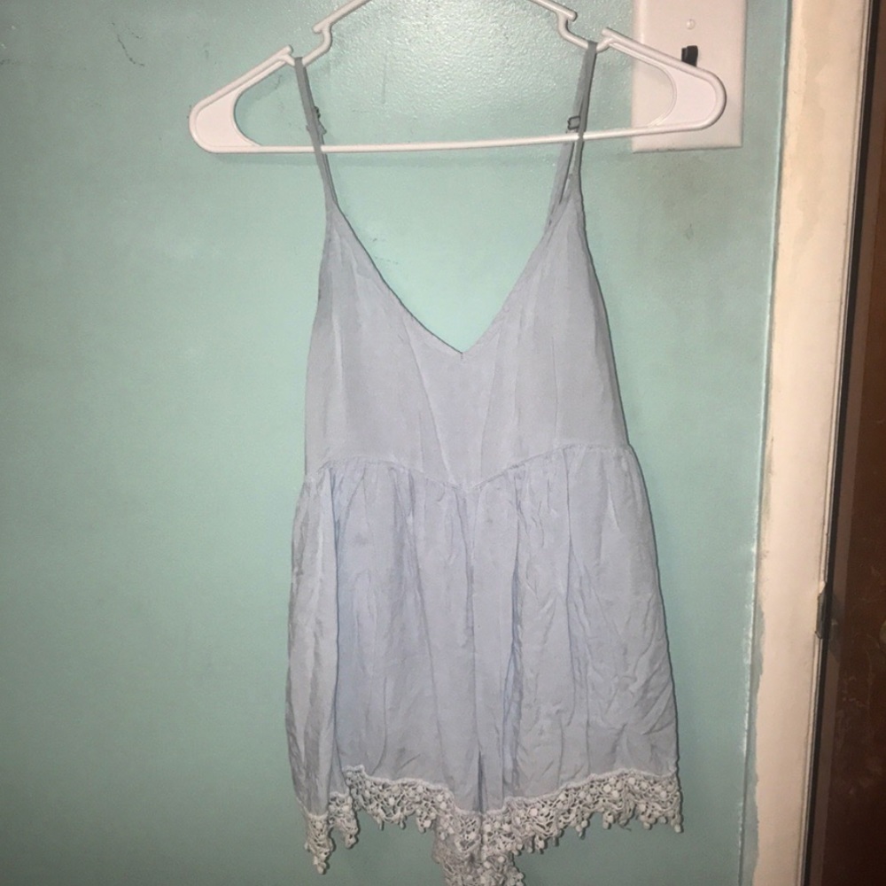 Light Blue Rompee
